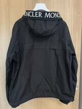 美品 MONCLER モンクレール massereau マセロー 5 ナイロンジャケット ブラック ウィンドブレーカー XL XXL_画像3