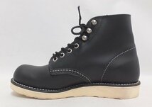 ☆REDWING レッドウィング 8165 6inch CLASSIC PLAIN TOE ブーツ Black Chrome ブラッククロムレザー 本体のみ_画像4