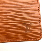 LOUIS VUITTON ルイヴィトン 【5451D】 ポシェット・クレ M63803 エピ ケニアブラウン キーケース コインケース 小銭入れ_画像7