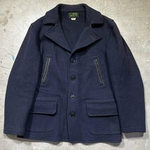 BLACK BEAR ブラックベア 【men2807H】 ~40's ウールジャケット ネイビー アウトドア 4つポケ UNION MADE USA製 AG_画像1