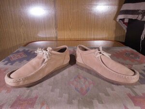 ■Clarksクラークス■ワラビーブーツ薄茶US9.5M■27.5cm