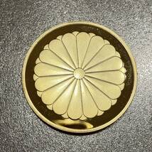 7007,,,日本古銭 鳳凰　約40mm　菊の御紋記念金貨　硬貨　レプリカ　イチスタ_画像2