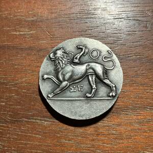 7808,,,古代ギリシャ銀貨　約27mm　海外コイン　アンティークコレクション