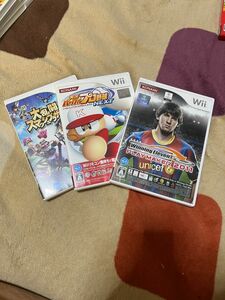 Wiiソフト　　ウイニングイレブン　パワプロ　スマブラ　3本セット