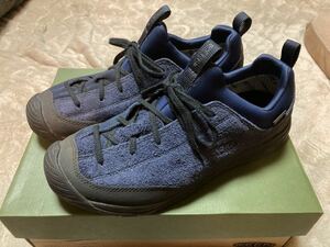 美品 keen engineered garments コラボ ジャスパーⅡ イージーモック 黒紺 27.5 キーン jasper 防水 