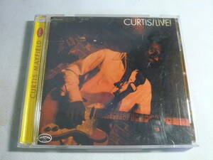 CD☆CURTIS MAYFIELD・CURTIS/LIVE!☆中古　1