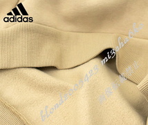 ■新品【adidas】アディダス GOLFに最適 裏起毛保温 背面BIGロゴ クルーネック ニットジャケット■BG/XXL_画像5
