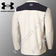 ■新品【UNDER ARMOUR】アンダーアーマー ゴルフに最適 UAマイクロフリース クルーネックトレーナー■IB/XL_画像3