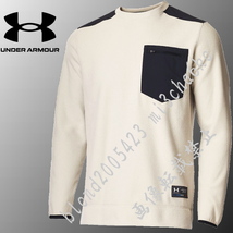 ■新品【UNDER ARMOUR】アンダーアーマー ゴルフに最適 UAマイクロフリース クルーネックトレーナー■IB/XL_画像2