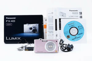 【元箱付】Panasonic パナソニック LUMIX ルミックス DMC-FX40-P スイートピンク コンパクトデジタルカメラ S25O01