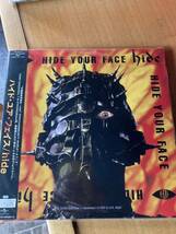 稀少　即決　アナログ　2LP　レコード　hide 『HIDE YOUR FACE』 アナログ　新品購入後　数回再生_画像1