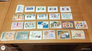 ■【LPPR】 お年玉付年賀はがき　切手シート　昭和、平成大量セット