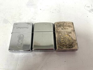 E884　Zippo　ジッポー　ジッポライター　オイルライター　3点まとめて　まとめ売り　動作未確認　中古品