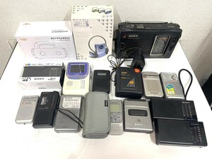 E899　ラジオ　AMレコーダー　FM/AM　ボイスレコーダー　大量　まとめ売り　SONY　Panasonic　aiwa　CASIO　他　動作未確認