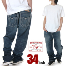 【国内正規品】【新品】True Religion デニムパンツ 34インチ メンズ トゥルーレリジョン RICKY パンツ ストレート ジーンズ ジーパン_画像1