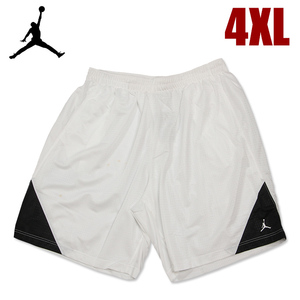 【訳あり】【ビッグサイズ】【新品】JORDAN バスパン 4XL 白 メンズ ナイキ ジョーダン バスケットボール ショーツ ハーフパンツ ブランド