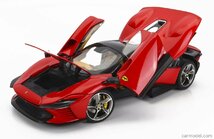 Burago SIGNATURE Series 1/18 2022年モデル フェラーリ Ferrari Daytona SP3 Spider Closed Roof 2022 ROSSO CORSA 322 レッド_画像6