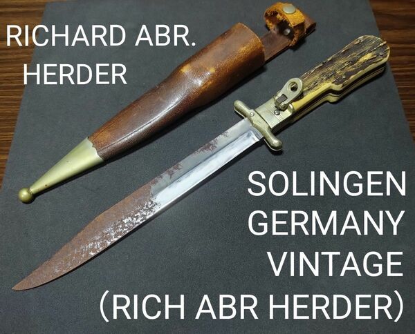 RICHARD ABR HERDER SOLINGEN Vintage ナイフ
