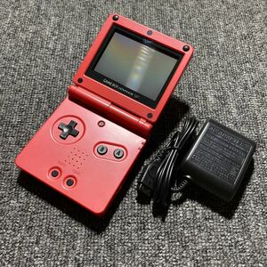 GBA ゲームボーイアドバンスSP シャア専用カラー 充電器付き