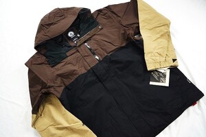 ■　XXLサイズ！！MAXサイズ！送料無料！！　２３－２４　ボルコム　■　VOLCOM　L GORE-TEX JACKET　カラー　BROWN　ゴアッテックス 