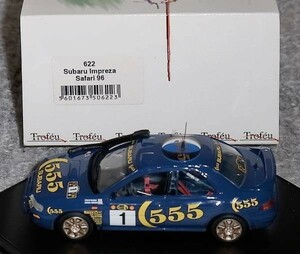 622 1/43 555 スバル インプレッサ マクレー 1号 サファリ 1996 WRC SUBARU IMPREZA　