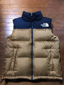 THE NORTH FACE (ザノースフェイス) NUPTSE VEST ヌプシ ジップアップ ロゴ刺繍 ダウンベスト ND91843 美品