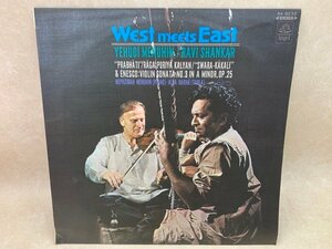 中古LP 赤盤 ラヴィシャンカールとメニューイン RAVI SHANKAR YEHUDI MENUHIN AA-8232　CIE1701