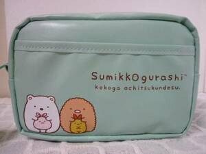 Новый Sumiriko Gurashi Pu Box Squouch Square Moutce Cosmetics Mouct Shirokuma tonkatsu