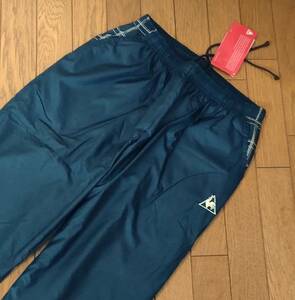 定価7,590円　新品　ルコック　lecoqsportif　裏起毛　撥水　保温　ウィンドパンツ　QMMMJG21　紺　メンズM