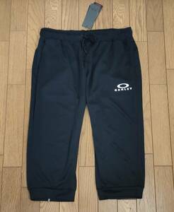 (物31) 定価6,600円　新品　オークリー　クロップドパンツ　ENHANCE LT FLEECE 　3/4パンツ　FOA402522　黒　メンズＭ