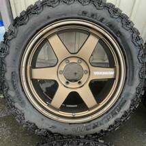 RAYS VOLK RACING TE37 ULTRA L LARGE 20インチ 8.5J +45 6H 139.7 ブロンズ RADAR RENEGADE R/T+ ランクル プラド ハイラックス FJ_画像5