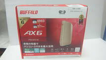 3937 BUFFALO バッファロー AX6 無線LAN親機 WSR-5400AX6-CG_画像1