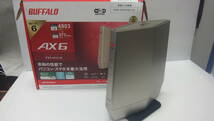 3937 BUFFALO バッファロー AX6 無線LAN親機 WSR-5400AX6-CG_画像2