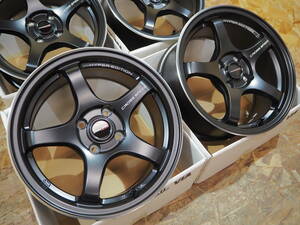 ★軽量★16inch 7J+42 4H100 新品 人気 逆ゾリ クロススピードCR5 ホイール1台分 タイヤset可能 AQUA VITZ COROLLA YARIS FIT SWIFT 黒