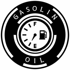 カッティングシート ガソリン オイル 給油口 給油タンク 蓋 カー ステッカー 車外アクセサリー メモリー 車