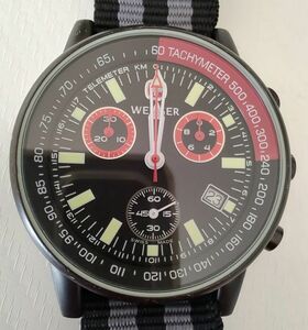 ◆WENGER(SWISS MADE)　クオーツ腕時計　クロノグラフ　[7073X/T]