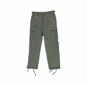 【美品M-S】Propper リップストップ BDU カーゴパンツ 綿100% オリーブ プロッパー BDU TROUSER BUTTON FLY