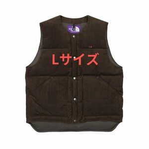 L【完売品】22AW ノースフェイス パープルレーベル THE NORTH FACE PURPLE LABEL Corduroy Down Vest コーデュロイ ダウン ベスト