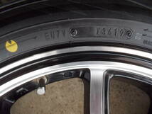 ダンロップ ウインターマックスWM02 185/55R16 バリ山 レアマイスター 6.5J-16 4穴 100 ＋48 中古４本セット フィット RS スイフトスポーツ_画像10