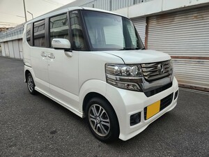 ■車検長い令和７年11月迄■N-BOXカスタムG・Aパッケージ/テレビナビDVDバックカメラ/ETC/パワースライドドア/機関良好/タイミングチェーン