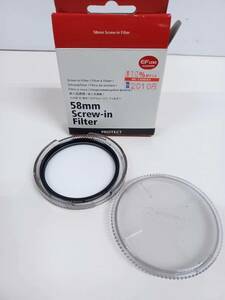 Canon 58mm Screw-in Filter レンズフィルター