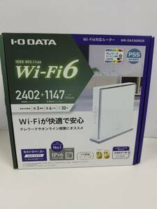 I・O DATA Wi-Fi6対応ルーター WN-DAX3600QR