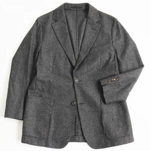 極美品●dunhill ダンヒル ウール100％ BELGRAVIA FIT 千鳥格子柄 シングル アンコン/テーラードジャケット ブラウン系 48/S 正規品