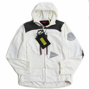 未使用品●21AW MONCLER GENIUS 2×and wander モンクレールジーニアス×アンドワンダー ITABASHI ナイロンジャケット 白系 3 正規品