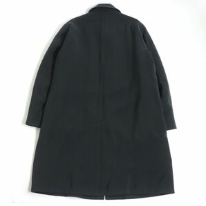 美品□ARMANI COLLEZIONI/アルマーニ コレッツィオーニ ロゴボタン ステンカラーコート/ロングコート グレー 48 イタリア製 正規品 メンズの画像4