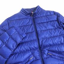 未使用品□20SS 定価￥163,900 MONCLER/モンクレール AGAY GIUBBOTTO WZIP ショートダウンジャケット/ブルゾン ブルー 0 国内正規品 軽量◎_画像2