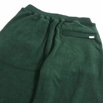 未使用品□WIND AND SEA/ウィンダンシー SOFT PILE EASY PANTS ロゴ刺繍 パイル地 スウェットパンツ/イージーパンツ グリーン S 正規品_画像4