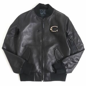  ultimate beautiful goods *21SS COACH×Michael B. Jordan Coach mamifaido signature reversible ram leather Bomber jacket /MA-1 black XXS regular 
