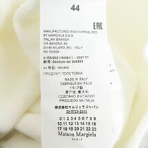 未使用品□21SS Maison Margiela 10 メゾンマルジェラ S50GU0163 カレンダーロゴ刺繍 プルオーバー スウェットパーカー ホワイト 44 正規品_画像6
