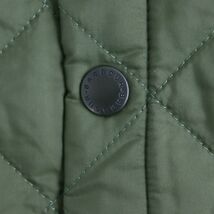 極美品◆Barbour バブアー MQU0001 BARBOUR LIDDESDALE QUILT 襟コーデュロイ キルティングジャケット/ブルゾン カーキ S メンズ_画像5